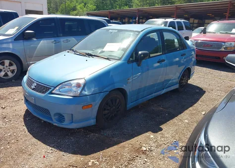 2005 Suzuki Aerio S из США, поврежденный, VIN JS2RA62SX55256992